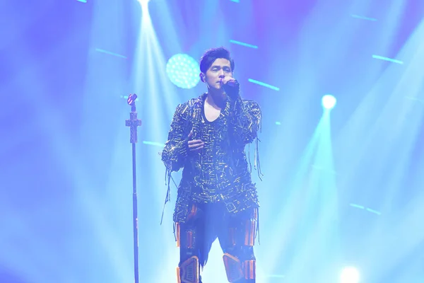 Taiwanesiska Sångaren Jay Chou Utför Taipei Konserten Hans Invincible World — Stockfoto