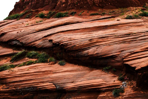 Landscape Rock Formations Danxia Landform Longzhou Town Jingbian County Northwest — Stock Photo, Image