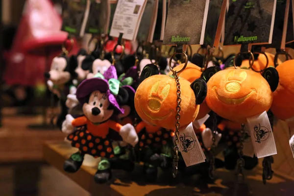 Halloween Tema Objekt Till Salu Butik Shanghai Disney Land För — Stockfoto