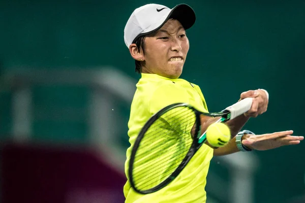 You Xiaodi China Torna Colpo Zhang Shuai Della Cina Nella — Foto Stock