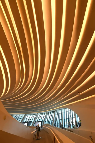 Vista Interior Grande Teatro Construção Centro Internacional Cultura Arte Changsha — Fotografia de Stock