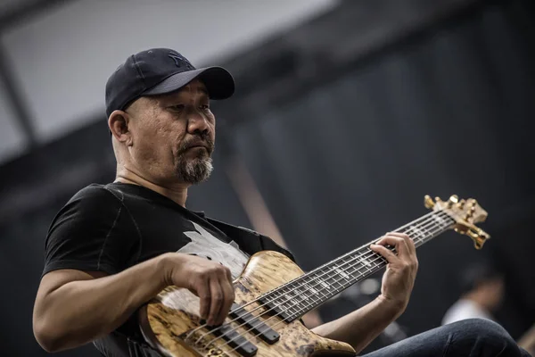 Banda Rock China Black Panther Participa Ensayo Para Concierto Con — Foto de Stock