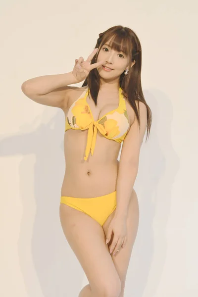 Японская Звезда Миками Бывшая Участница Японской Женской Группы Ske48 Team — стоковое фото