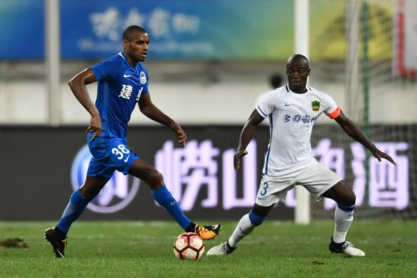 Jogador Futebol Hong Kong Festus Baise Direita Guizhou Hengfeng Zhicheng — Fotografia de Stock