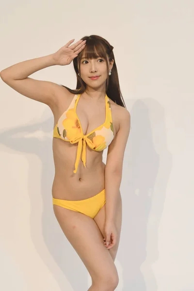 Japonské Hvězdy Yua Mikami Bývalý Člen Japonského Dívčího Dívčí Skupiny — Stock fotografie
