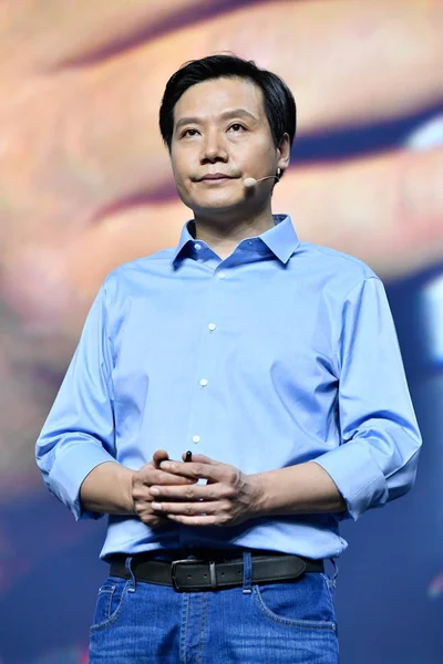 Lei Jun Předseda Představenstva Generální Ředitel Xiaomi Technologie Předseda Lovsk — Stock fotografie