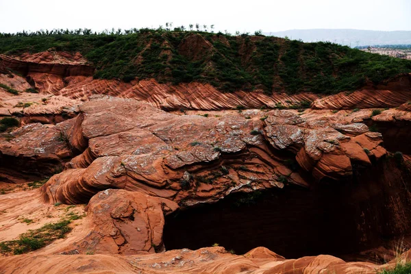 Paesaggio Delle Formazioni Rocciose Del Danxia Landform Nella Città Longzhou — Foto Stock