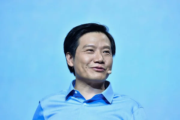 Lei Jun Elnök Ceo Ból Xiaomi Technológia Kingsoft Corp Elnöke — Stock Fotó