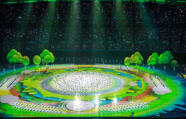Dancers Perform Opening Ceremony 13Th Chinese National Games Tianjin China — Stock Photo, Image