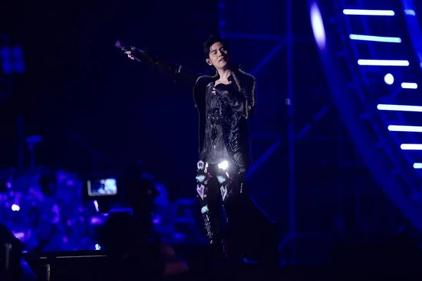 Cantor Taiwanês Jay Chou Apresenta Turnê Invincible Jay Chou Concert — Fotografia de Stock