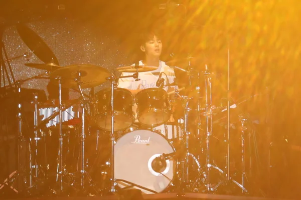 Groupe Garçons Sud Coréen Cnblue Produit Lors Son Concert Hong — Photo