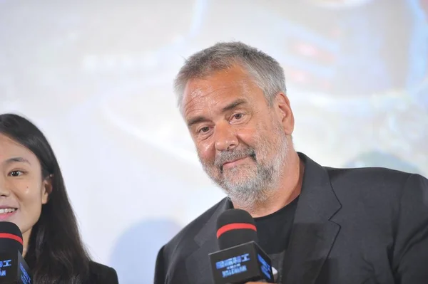 French Director Luc Besson Attends Premiere Event His New Movie — Stock Photo, Image