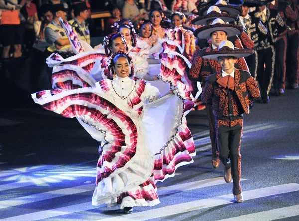 Artistas Países Apresentam Durante Ensaio Geral Para Cerimônia Abertura Festival — Fotografia de Stock