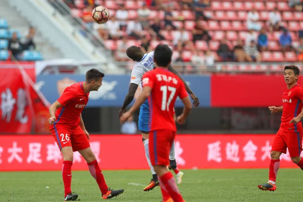 Pemain Sepak Bola Asal Senegal Mbaye Diagne Benar Dari Tianjin — Stok Foto