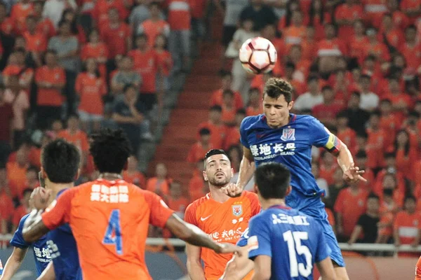 Der Kolumbianische Fußballspieler Giovanni Moreno Oben Von Shanghai Greenland Shenhua — Stockfoto