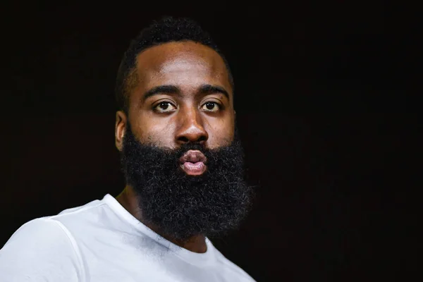 Star Nba James Harden Houston Rockets Partecipa Evento Promozionale Adidas — Foto Stock