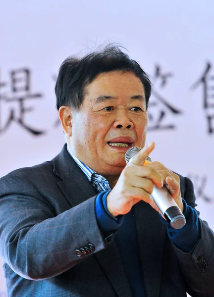 Cho Tak Wong Cao Dewang Przewodniczący Grupy Fuyao Przewodniczący Fuyao — Zdjęcie stockowe