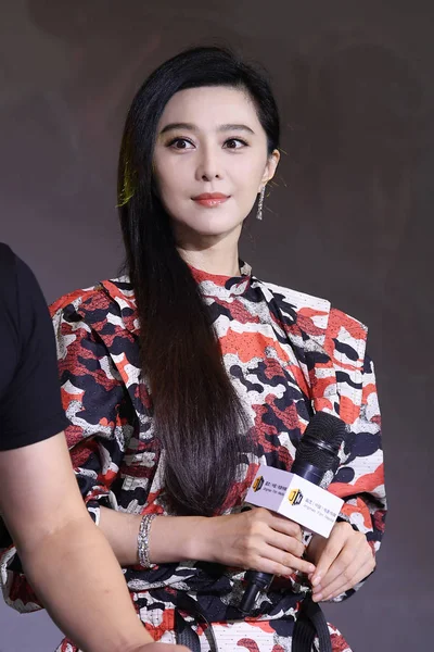 Chinese Actrice Bingbing Fan Rechts Haar Vriendje Acteur Regisseur Chen — Stockfoto