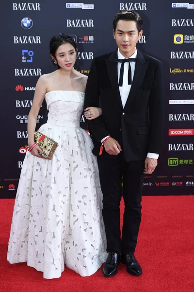 Chinese Actress Tang Yixin Left Her Boyfriend Actor Zhang Ruoyun — Stock Photo, Image