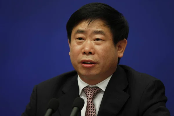 Yang Jiacai Assistant Chairman China Banking Regulatory Commission Cbrc Attends — Stock Photo, Image