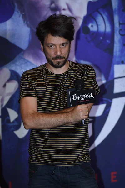 Roteirista Diretor Espanhol Oriol Paulo Participa Evento Estreia Para Seu — Fotografia de Stock