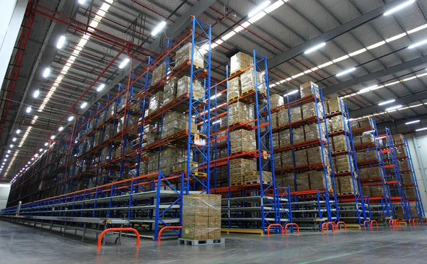 Interior View Smart Warehouse Third Generation Comprehensive Logistics Base Suning — Stock Photo, Image