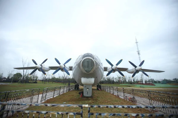 Uma Aeronave Transporte Shaanxi Força Aérea Chinesa Pla Exército Libertação — Fotografia de Stock