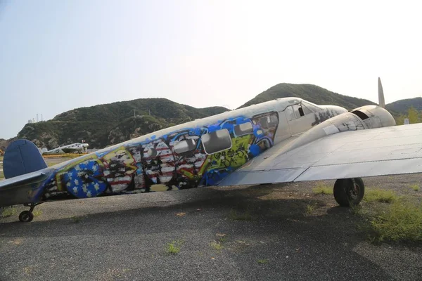 Avião Segunda Guerra Mundial Está Exibição Primeiro Museu Aviação China — Fotografia de Stock