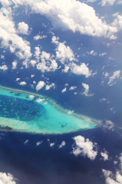 Вид Воздуха Острова Сиша Известные Парасельские Острова Южно Китайском Море — стоковое фото