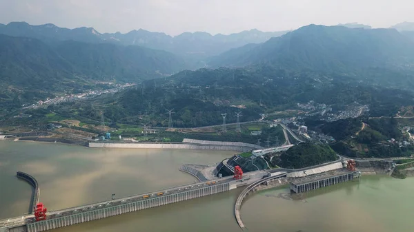 Gorges Barajı Yichang Kentinde Yangtze Nehri Üzerinde Çin Gorges Corporation — Stok fotoğraf