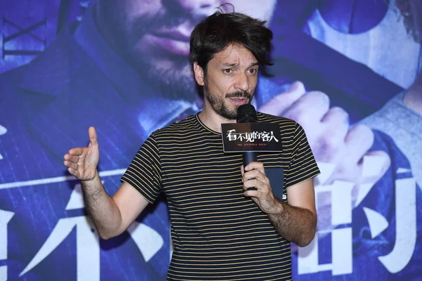 Spanish Screenwriter Director Oriol Paulo Attends Premiere Event His New — Stock Photo, Image