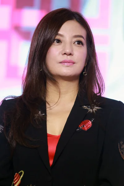 Atriz Chinesa Vicki Zhao Wei Participa Evento Promocional Xangai China — Fotografia de Stock