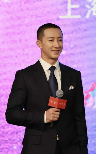 Der Chinesische Sänger Und Schauspieler Han Geng Nimmt Januar 2019 — Stockfoto