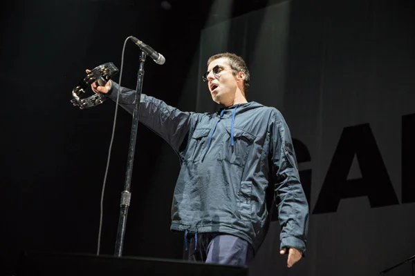 Musicista Cantante Cantautore Inglese Cantante Della Rock Band Oasis Liam — Foto Stock