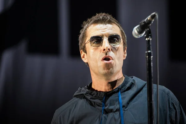 Musicista Cantante Cantautore Inglese Cantante Della Rock Band Oasis Liam — Foto Stock