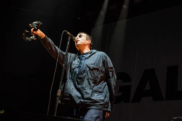 Musicista Cantante Cantautore Inglese Cantante Della Rock Band Oasis Liam — Foto Stock