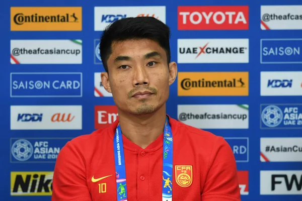 Zheng Zhi Dari Tim Nasional Sepak Bola Pria Tiongkok Menghadiri — Stok Foto