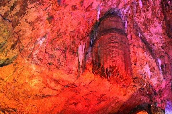 Inuti Yinshui Grottan Anser Den Kinas Längsta Karst Grotta 5180 — Stockfoto