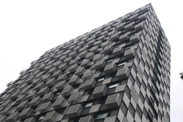 View Buildings Featuring Shape Magic Square Nan City East China — Stock Photo, Image