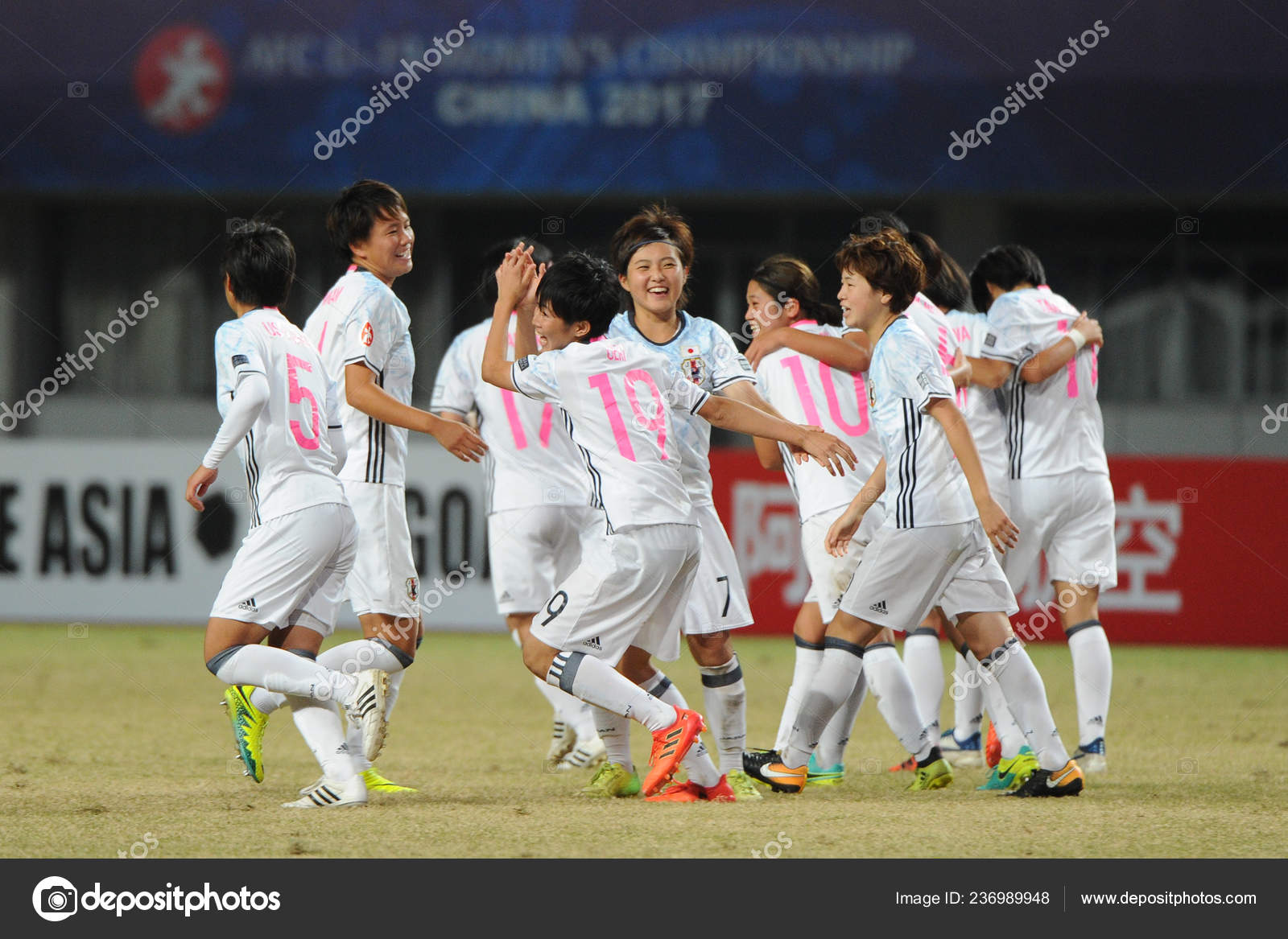 Players Japan Celebrates Scoring Dpr Korea Final Match Afc Women Stock Editorial Photo C Chinaimages Players Japan Celebrates Scoring Dpr Korea Final Match Afc Women Stock Editorial Photo C Chinaimages
