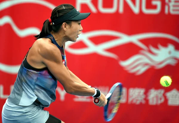 Zhang Shuai Çin Bir Atış Jennifer Brady Kadınlar Tekler Ikinci — Stok fotoğraf