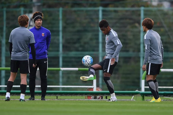 Pemain Dari Jepang Urawa Red Diamonds Mengambil Bagian Dalam Sesi — Stok Foto