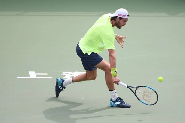 João Sousa Portugal Devolve Uma Foto Albert Ramos Vinolas Espanha — Fotografia de Stock