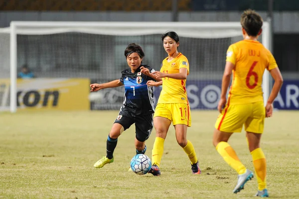 Honoka Hayashi Japón Izquierda Desafía Xie Qiwen China Partido Semifinales — Foto de Stock