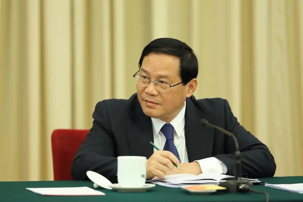 Qiang Entonces Secretario Del Comité Provincial Jiangsu Del Partido Comunista —  Fotos de Stock