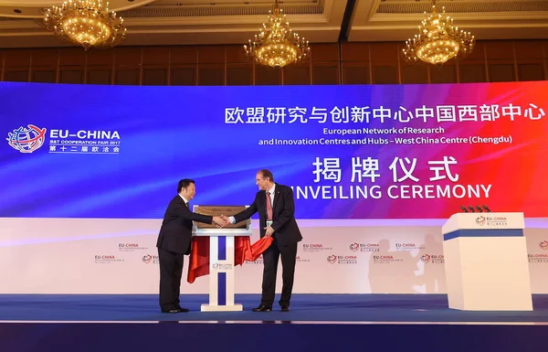 Philippe Vialatte Certo Ministro Conselheiro Delegação China Participa Cerimónia Inauguração — Fotografia de Stock