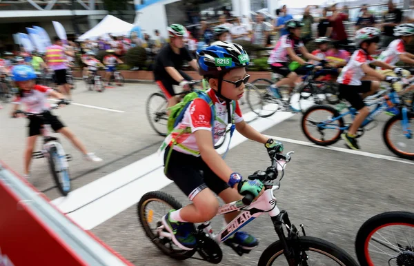 Participants Take Part Third Hong Kong Cyclothon Which Hosted Hong — Stock Photo, Image