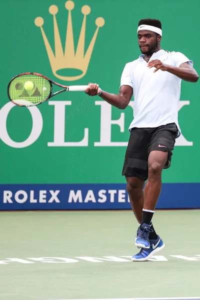 Frances Tiafoe Της Αμερικής Επιστρέφει Έναν Πυροβολισμό Στο Ζευγάρι Των — Φωτογραφία Αρχείου