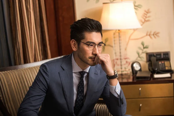 Taiwanese Born Canadian Model Actor Godfrey Gao Poses Portrait Photos — Stock Photo, Image