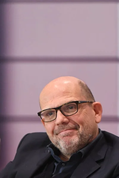 Dutch Conductor Violinist Jaap Van Zweden Attends Press Conference Opera — Stock Photo, Image